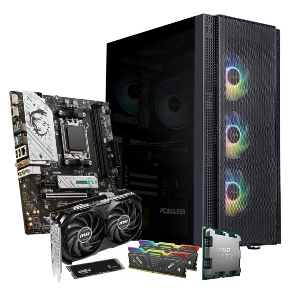 PCBuilder AMD Ryzen 5 7600 SPECIALIST Windows 11 Gaming PC - Image 10